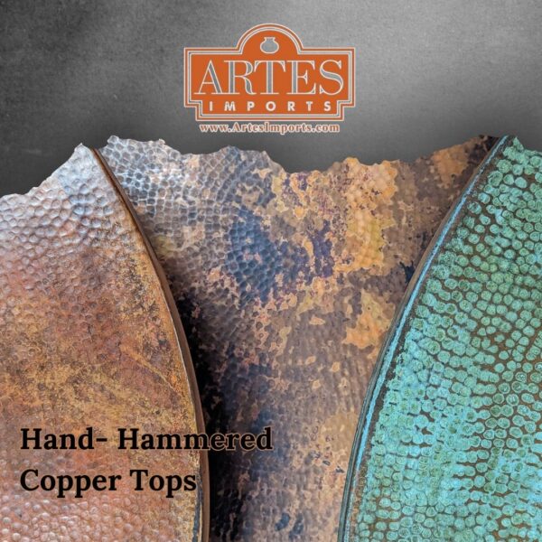 copper top copper tops hand hammered copper top