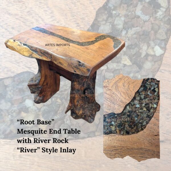 Mesquite Rustic End Table - Image 4