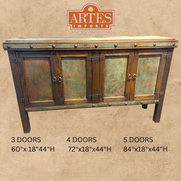 copper sideboard rustic sideboard rustic buffet rustic credenza