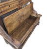 Rustic Hall Tree Storage Bench - Image 2