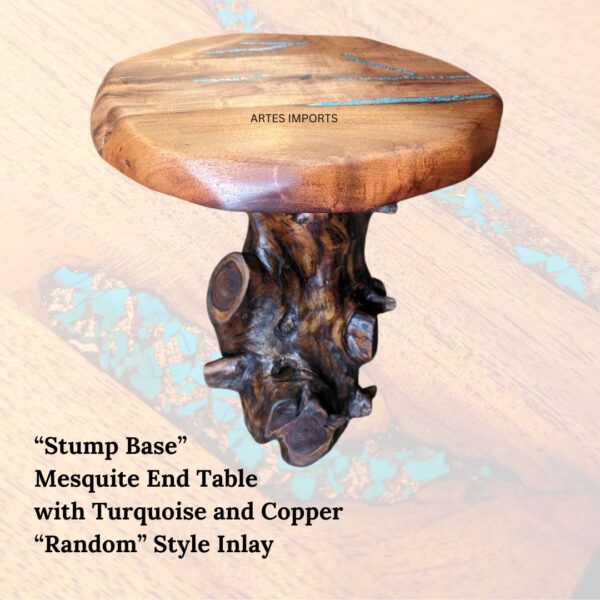 Mesquite Rustic End Table - Image 2