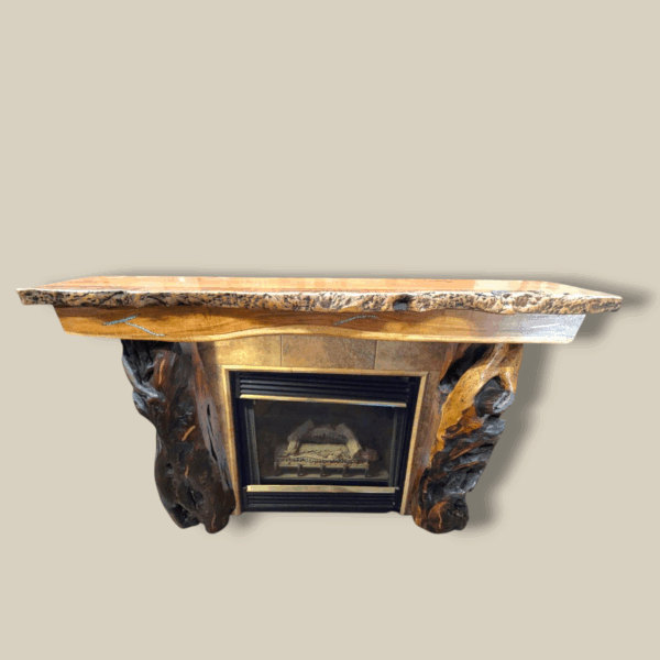 custom made rustic mantle mesquite mantle southwest mantle