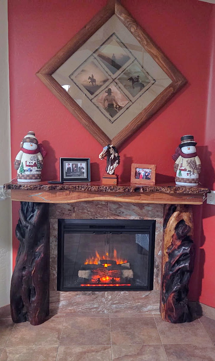 rustic mantle